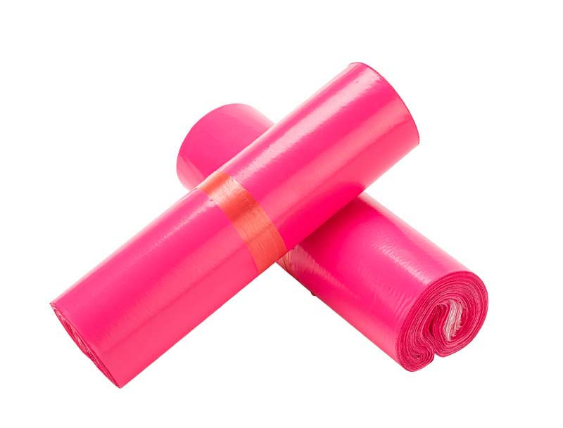 昌乐玫红色快递袋-02